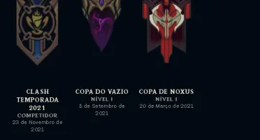 Conta lol Ouro 3