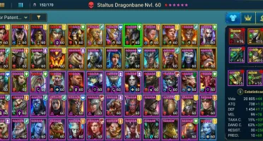 Conta Raid Shadow Legends - lvl93 - 31 heróis Lendários