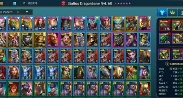 Conta Raid Shadow Legends - lvl93 - 31 heróis Lendários
