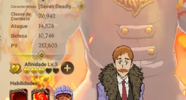 Conta 7DS 1100 diamantes+ Arthur Chaos+ Escanor+Meliodas