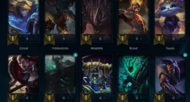 Conta LOL com passe qse todo feito, vários champs e espólios