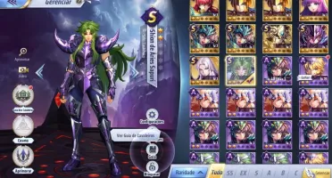 SAINT SEIYA AWAKENING - COM GEMAS AVANÇADAS E LIVROS
