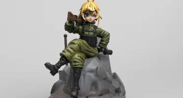 Tanya - Youjo Senki - Arquivo STL - Para Impressão 3D