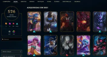 Conta League Of Legends muitas skins gold ouro