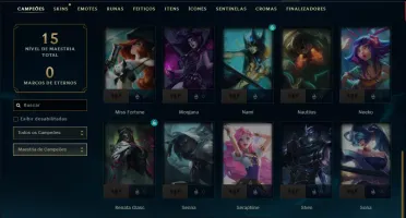 Bronze 3 com 35 Champs e 40 Skins