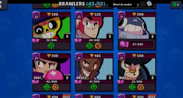 conta brawl stars barata 16k troféus