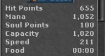 Knight lvl 263 - Vários chares na ACC - descrição