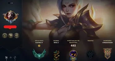 Conta de lol com 450 skins com preço negociavel