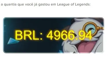 Conta de lol com 450 skins com preço negociavel