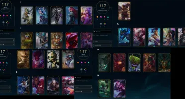 Conta league of legends - Prata 3 com 125 skins