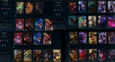 Conta league of legends - Prata 3 com 125 skins