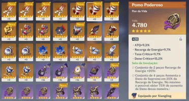 AR 45 - VENTI, SHOGUN RAIDEN, KOKOMI, BENNET - 40 resinas