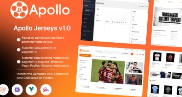 Apollo Jerseys v1.0 – Plataforma Completa de E-commerce para