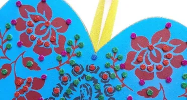 Quadro Mexicano Coração de Guadalupe