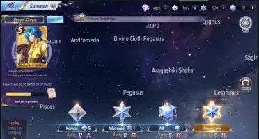Conta Saint Seya A55 Lupus Lvl 57 1kgema
