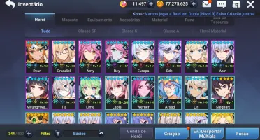Conta Grand Chase Mobile