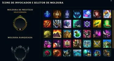 Conta com 125 pontos de prestígio + 11 Skins + Email