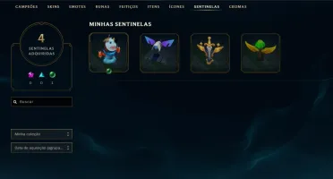 Conta com 125 pontos de prestígio + 11 Skins + Email