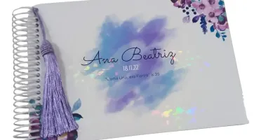 Caderno de Mensagens Personalizado A5 15 x 21 cm