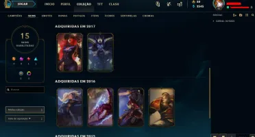CONTA LOL PARA RUSHAR ELO