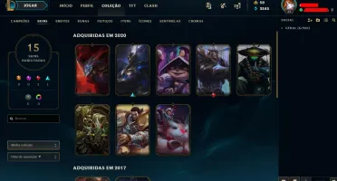 CONTA LOL PARA RUSHAR ELO