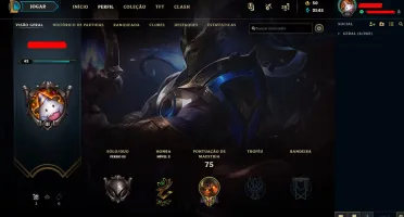 CONTA LOL PARA RUSHAR ELO