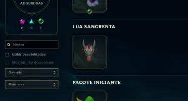 CONTA LOL PARA RUSHAR ELO