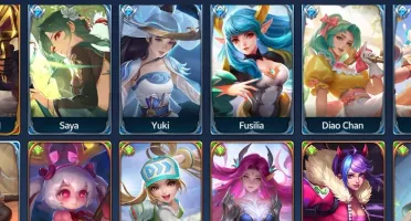 Conta - Heroes evolved, heróis: 113, skins: 243.