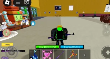 Conta de blox fruit level 1500+ tem gamepass e fruta mística