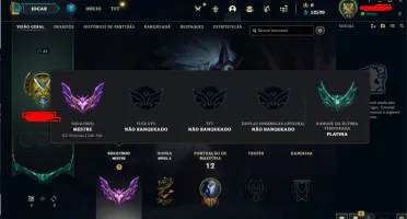 Conta Lol Mestre 140Pdl! 52520Ea E-Mail Não Verif.