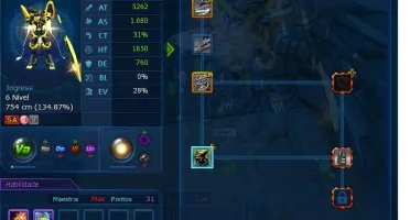 Conta Digimon Master Ryuda 6/6 134% com Alphamon Awaken Beta