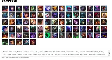Conta unranked com 80 Champs e 21 Skins ( MONO SUPORTE )