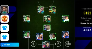 Conta efootball , com forlan , gullit e raul blitz