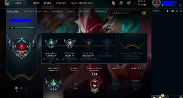 Conta Platina com 59% de winratio