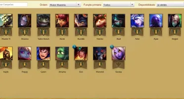 CONTA LEAGUE OF LEGENDS BR- 3 SKINS - 17 CHAMP - UNRANKED