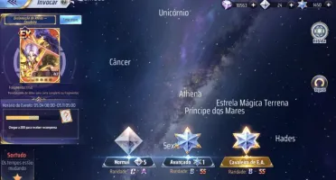 SAINT SEIYA AWAKENING - COM GEMAS AVANÇADAS E LIVROS