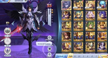 SAINT SEIYA AWAKENING - COM GEMAS AVANÇADAS E LIVROS