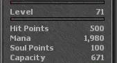 Vendendo conta com 4 chars TIBIA, mundo Honera (NON-PVP)