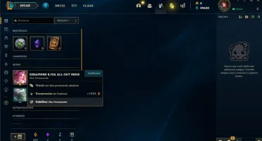 🔸CONTA LEVEL 30 UNRANKED COM SKIN ULTIMATE SERAPHINE🔸