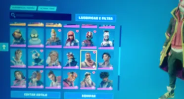 conta fortnite tudo dês da season 5(com jogo spider man etc)