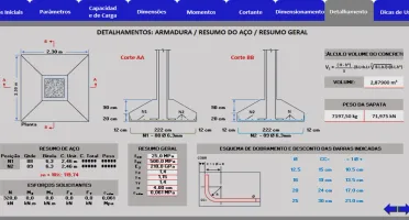 Determinação Da Capacidade De Carga E Detalhamento De Sapata