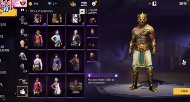👑 Conta Ff Antiga Lvl 65 | Foco Principal Roupas Femininas