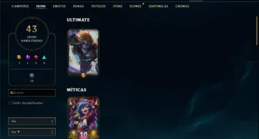 Conta prata 1 com 71% de win rate