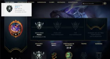 Conta prata 1 com 71% de win rate