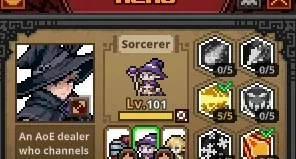 Conta TBH: Task Bar Hero - Lv Max - Runas - Cubo 100 