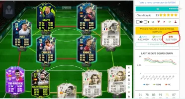 CONTA FIFA PC - Time inego. no valor de 5kk + 350k coins