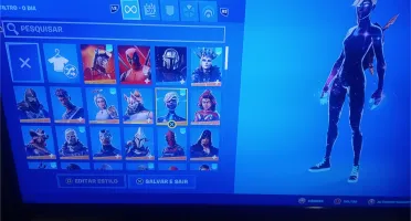 Conta S2 até s15, com 170 skins com salve o mundo 130.