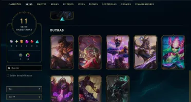 Mestre com 60 Champs e 11 Skins ( 54 PDL )