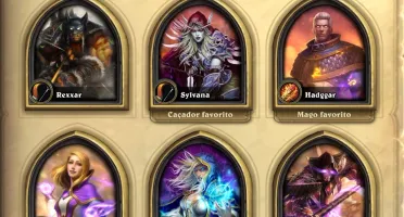 Conta Hearthstone 9 Golden Heros+208 lendárias
