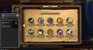 Conta Hearthstone 9 Golden Heros+208 lendárias